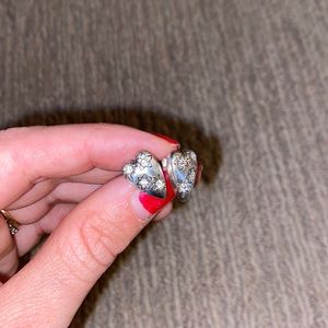 Brighton Silver Heart Studs